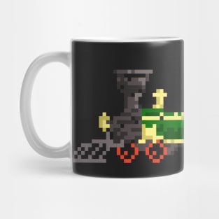 Ticket to Ride Train Engine Pixel Design - Board Game Inspired Graphic - Tabletop Gaming Mug